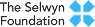 Logo for The Selwyn School featuring a blue shield crest with a wavy blue line and a small flag symbol.