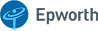 Epworth logo: teal circular emblem followed by the blue word Epworth