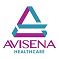 Avisena Health logo with teal and purple mountain-like icon and the text AVISENA HEALTH.