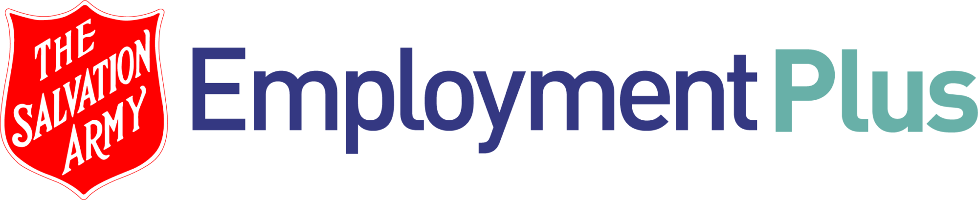 The Salvation Army shield logo beside the word EmploymentPlus.