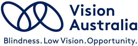 Navy blue banner spanning the width of the page with a small white corner accent in the bottom-right.