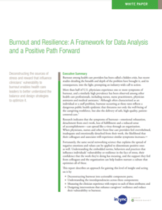 burnout and resilience white paper cover