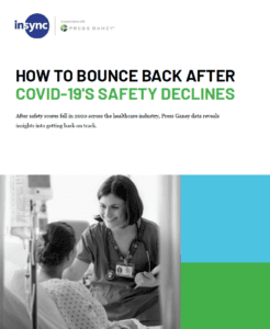 Press Ganey white paper - How to bounce back after COVID-19's safety declines cover