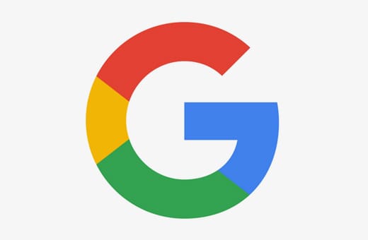 Google logo: a multicolor capital G (red, yellow, green, blue) on a light background.